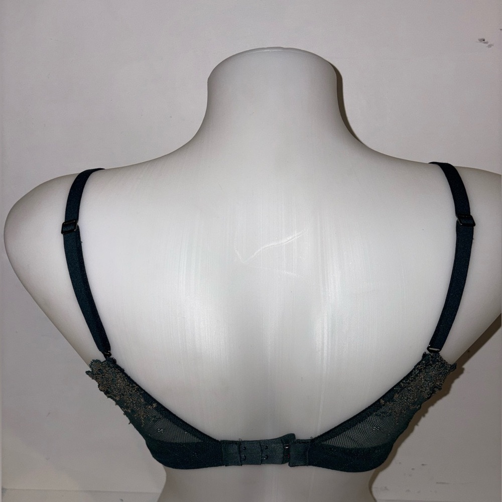 SPANX Forest Green Lace Trim Bra - Picture 3 of 7